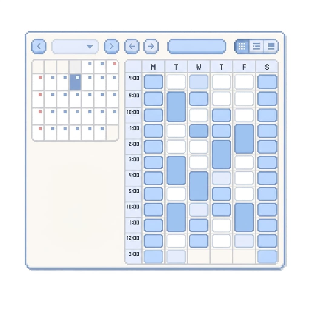 Schedule interface