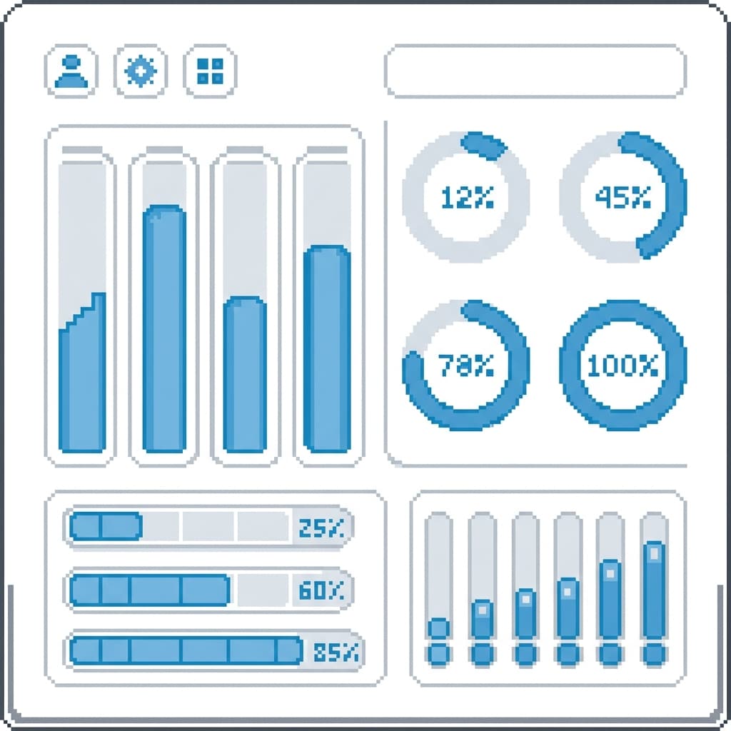 Progress tracking dashboard